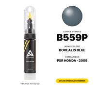 Vernice Ritocco Per Honda B559P Borealis Blue Kit Pennino Ritocco Vernice