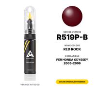 Vernice Ritocco Per Honda Odyssey R519P-B Red Rock Kit Schegge Riparazione Auto