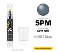 Vernice Ritocco Per Hyundai I10 5PM Meta Blue Set Graffi e Schegge Ritocco