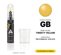 Vernice Ritocco Per Hyundai I20 GB Tweety Yellow Set Vernice Originale Ritocco