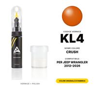 Vernice Ritocco Per Jeep Wrangler KL4 Crush Set Colore Auto Originale Kit