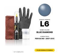 Vernice Ritocco Per Kia Rio L6 Blue Diamond Completo Carrozzeria Ritocco Kit