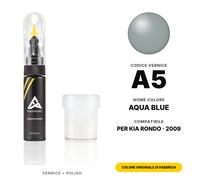 Vernice Ritocco Per Kia Rondo A5 Aqua Blue Set Ritocco Colore Originale