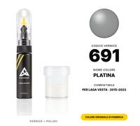 Vernice Ritocco Per Lada Vesta 691 Platina Set Riparazione Auto Vernice