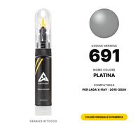 Vernice Ritocco Per Lada X-Ray 691 Platina Kit Riparazione Graffi Auto
