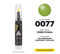 Vernice Ritocco Per Lamborghini Aventador 0077 Verde Ithaca Kit Ritocco Graffi