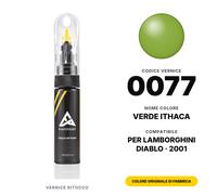 Vernice Ritocco Per Lamborghini Diablo 0077 Verde Ithaca Kit Carrozzeria