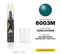 Vernice Ritocco Per Lamborghini Murcielago 6003M Verde Artemis Set Colore Auto