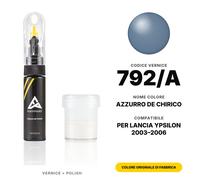 Vernice Ritocco Per Lancia Ypsilon 792/A Azzurro de Chirico Set Carrozzeria