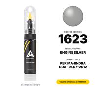 Vernice Ritocco Per Mahindra Goa 1623 Engine Silver Kit Pennino Ritocco Vernice