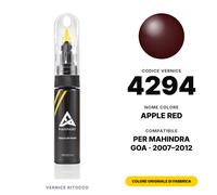 Vernice Ritocco Per Mahindra Goa 4294 Apple Red Kit Pennino Ritocco Vernice