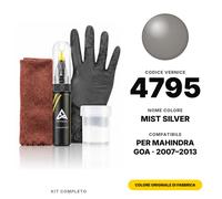 Vernice Ritocco Per Mahindra Goa 4795 Mist Silver Completo Graffi Ritocco