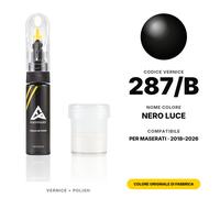 Vernice Ritocco Per Maserati 287/B Nero Luce Set Graffi e Schegge Ritocco