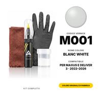 Vernice Ritocco Per Maxus E Deliver 3 M001 Blanc White Completo Graffi Auto