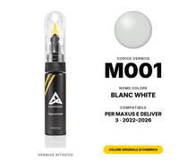 Vernice Ritocco Per Maxus E Deliver 3 M001 Blanc White Kit Graffi Ritocco