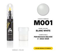 Vernice Ritocco Per Maxus E Deliver 3 M001 Blanc White Set Vernice Originale