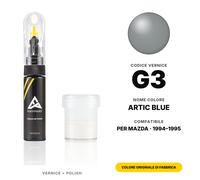 Vernice Ritocco Per Mazda G3 Artic Blue Set Pennino Ritocco Vernice