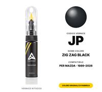Vernice Ritocco Per Mazda JP Zig Zag Black Kit Riparazione Graffi Auto