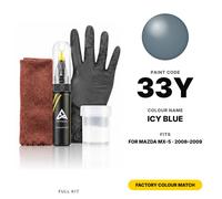 Vernice Ritocco Per Mazda MX-5 33Y Icy Blue Completo Vernice Colore Originale