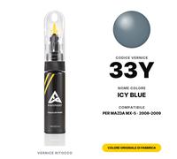 Vernice Ritocco Per Mazda MX-5 33Y Icy Blue Kit Pennino Ritocco Vernice