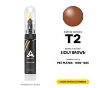 Vernice Ritocco Per Mazda T2 Sicily Brown Kit Schegge Riparazione Auto