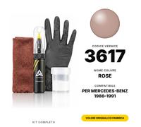 Vernice Ritocco Per Mercedes 3617 Rose Completo Auto Graffi Riparazione Kit