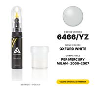 Vernice Ritocco Per Mercury Milan 6466/YZ Oxford White Set Penna Ritocco