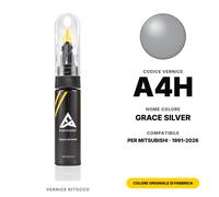 Vernice Ritocco Per Mitsubishi A4H Grace Silver Kit Auto Graffi Riparazione Kit