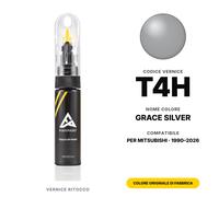 Vernice Ritocco Per Mitsubishi T4H Grace Silver Kit Riparazione Graffi Auto