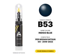 Vernice Ritocco Per Nissan Datsun Go B53 Indigo Blue Kit Colore Originale Auto