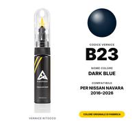 Vernice Ritocco Per Nissan Navara B23 Dark Blue Kit Riparazione Auto Vernice