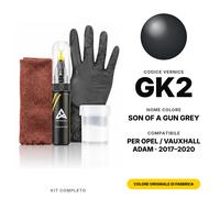 Vernice Ritocco Per Opel / Vauxhall Adam GK2 Son Of A Gun Grey Completo Ritocco