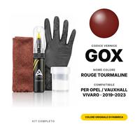 Vernice Ritocco Per Opel / Vauxhall Vivaro GOX Rouge Tourmaline Completo Graffi