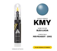 Vernice Ritocco Per Peugeot KMY Bleu Lucia Kit Colore Auto Originale Kit