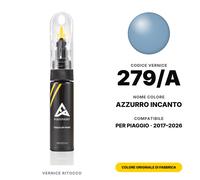 Vernice Ritocco Per Piaggio 279/A Azzurro Incanto Kit Riparazione Graffi Auto