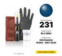 Vernice Ritocco Per Piaggio Sfera 231 Blu Sirio Completo Colore Originale Auto
