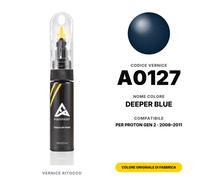 Vernice Ritocco Per Proton Gen 2 A0127 Deeper Blue Kit Carrozzeria Ritocco Kit