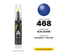 Vernice Ritocco Per Renault 468 Bleu Ozone Kit Riparazione Graffi Auto