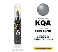 Vernice Ritocco Per Renault Express KQA Gris Highland Kit Colore Originale Auto
