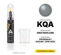 Vernice Ritocco Per Renault Kadjar KQA Gris Highland Set Colore Originale Auto