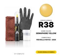 Vernice Ritocco Per Rolls-Royce R38 Semaphore Yellow Completo Auto Carrozzeria