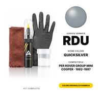 Vernice Ritocco Per Rover Group Mini Cooper RDU Quicksilver Completo Auto Pen