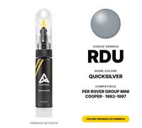 Vernice Ritocco Per Rover Group Mini Cooper RDU Quicksilver Kit Graffi Auto