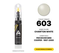 Vernice Ritocco Per Rover Mini Cooper 603 Chawton White Kit Colore Auto