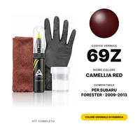 Vernice Ritocco Per Subaru Forester 69Z Camellia Red Completo Vernice Auto