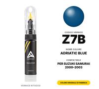 Vernice Ritocco Per Suzuki Samurai Z7B Adriatic Blue Kit Colore Originale Auto