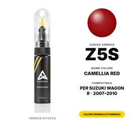Vernice Ritocco Per Suzuki Wagon R Z5S Camellia Red Kit Colore Originale Auto