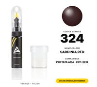 Vernice Ritocco Per Tata Aria 324 Sardinia Red Set Vernice Originale Ritocco