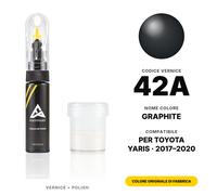 Vernice Ritocco Per Toyota Yaris 42A Graphite Set Carrozzeria Vernice Ritocco