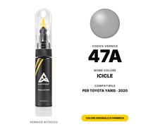 Vernice Ritocco Per Toyota Yaris 47A Icicle Kit Vernice Originale Ritocco